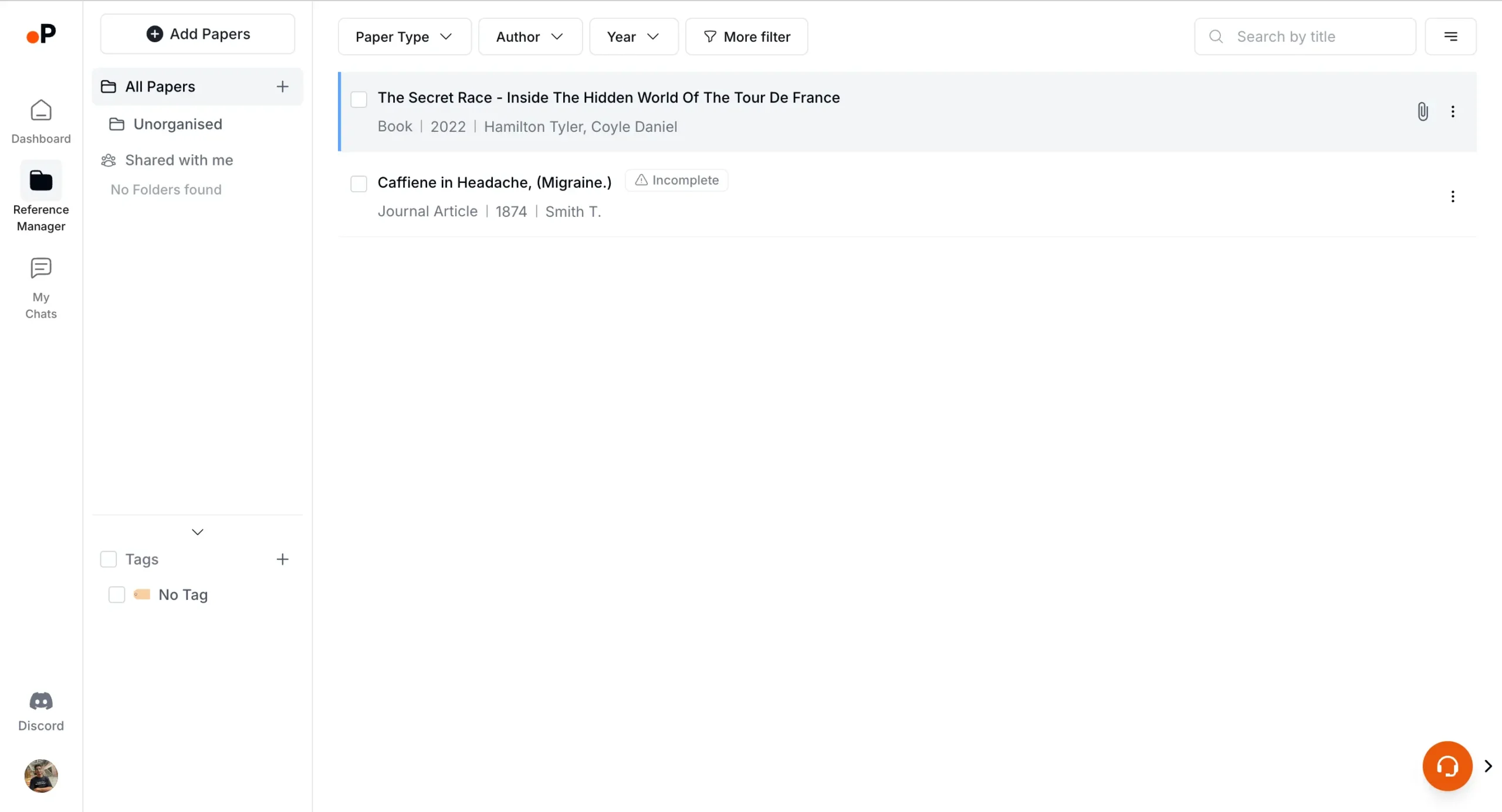 Paperguide reference manager