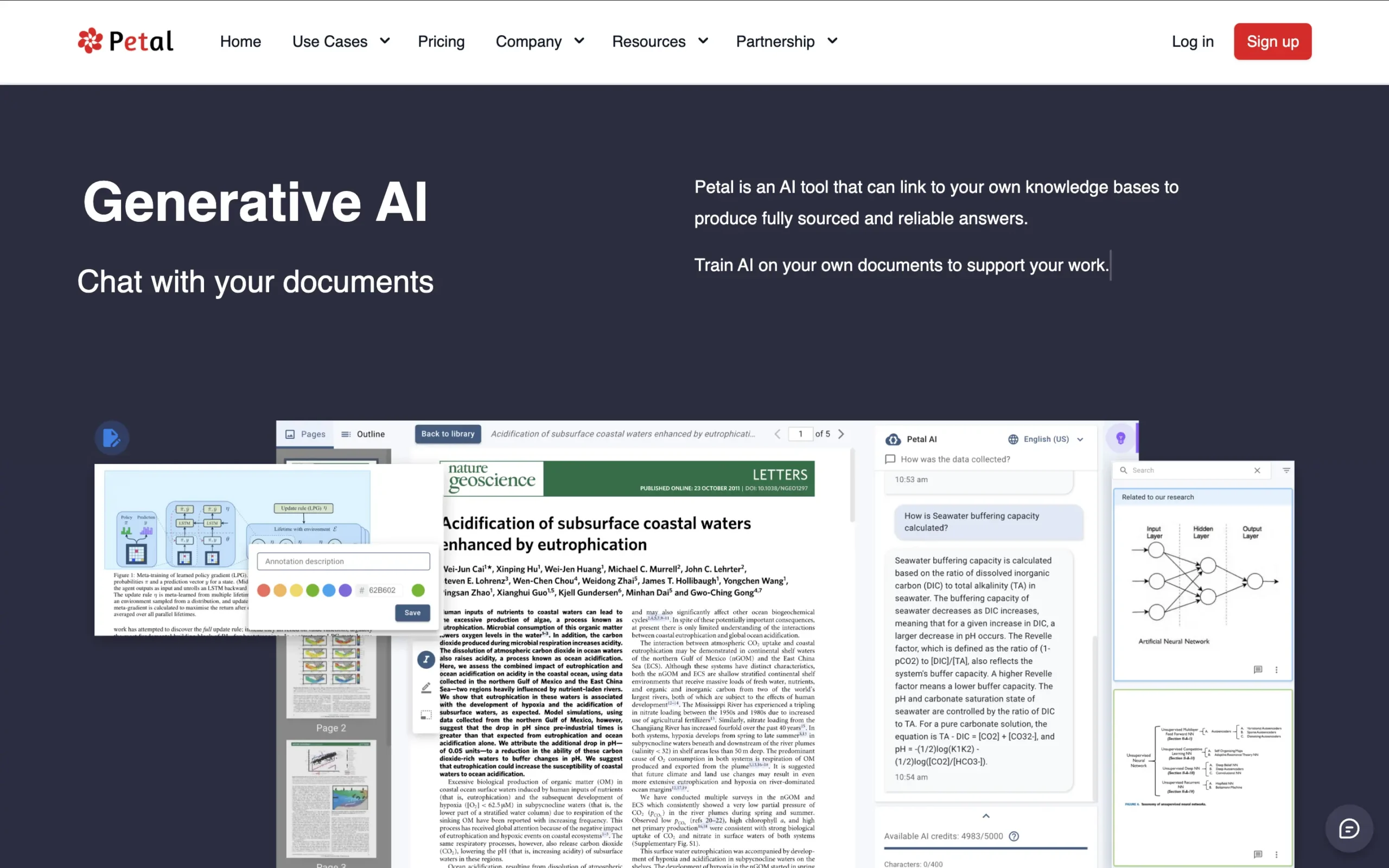 Petal.org new homepage