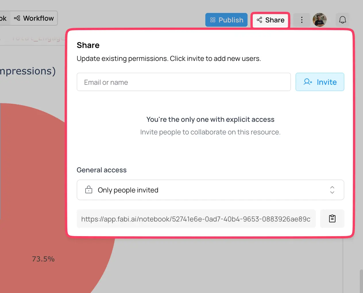 Collaboration in Fabi.ai