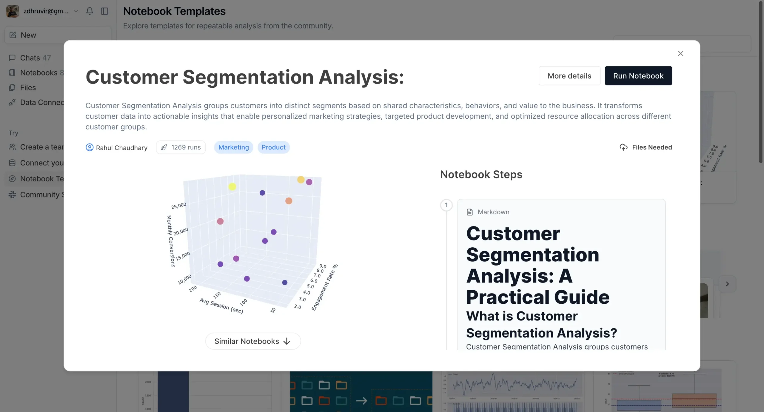 Customer Segmentation Analysis template