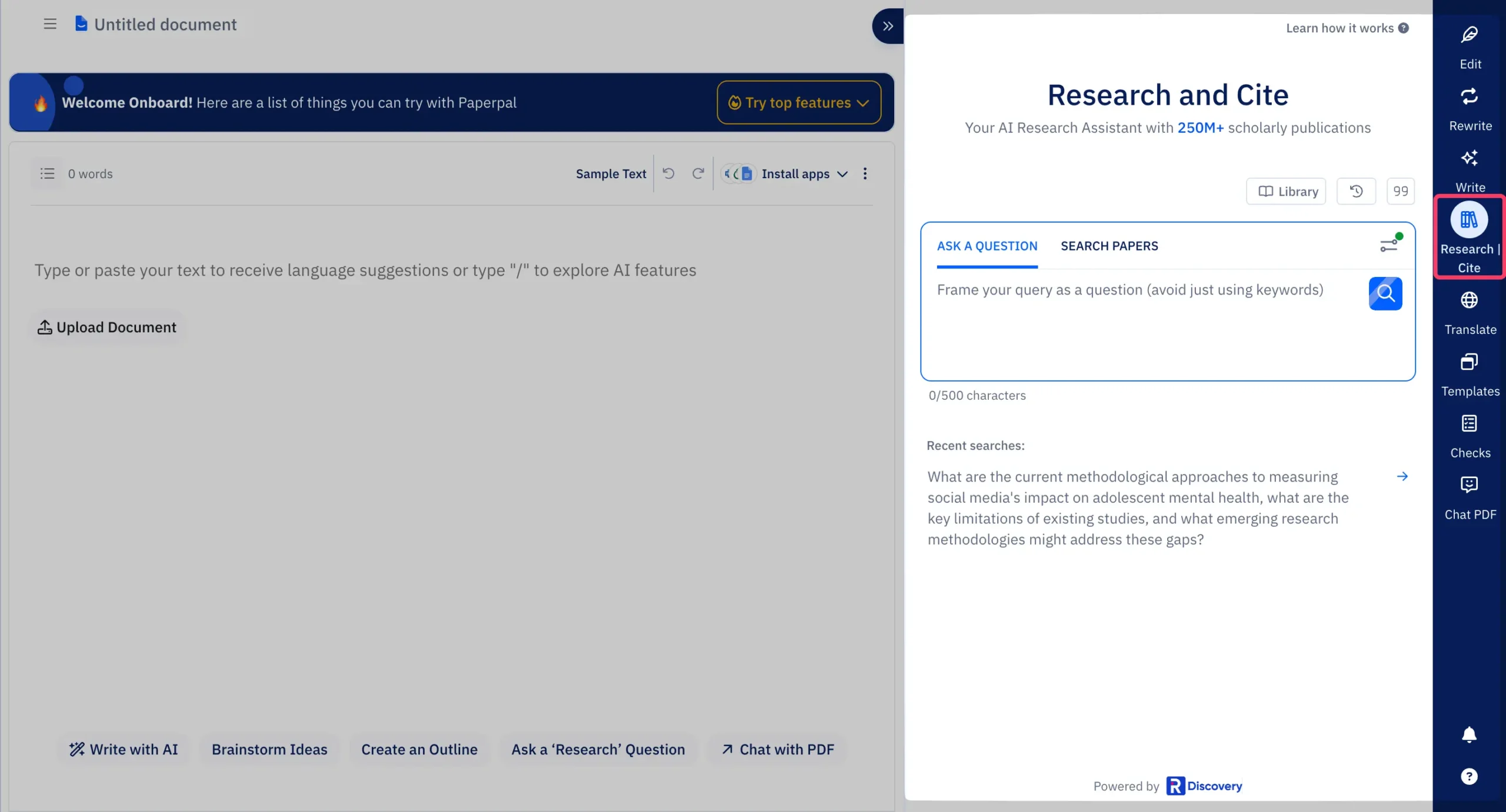 Paperpal Research | Cite