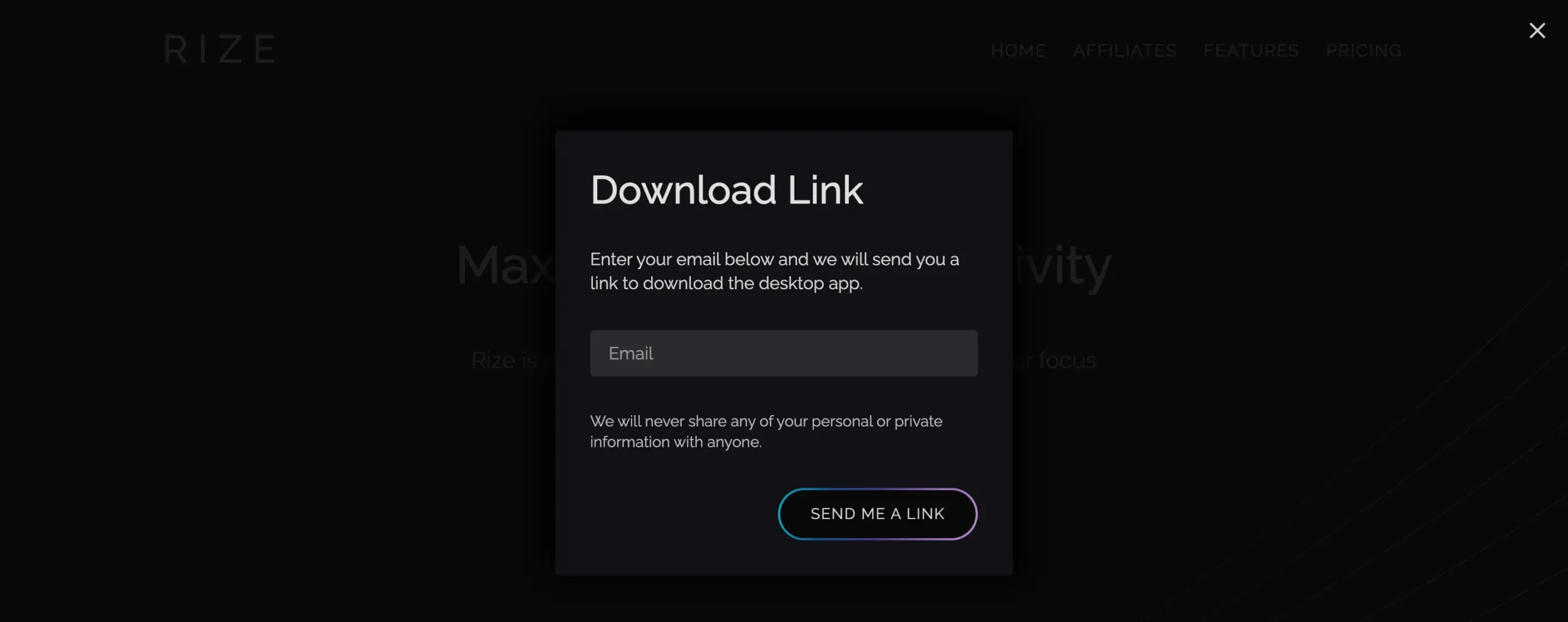 Rize.io download link