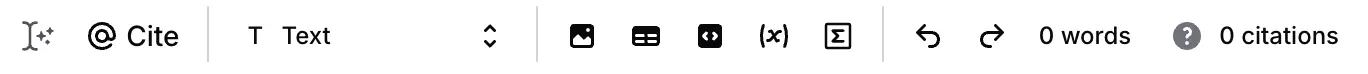Formatting options in Jenni AI