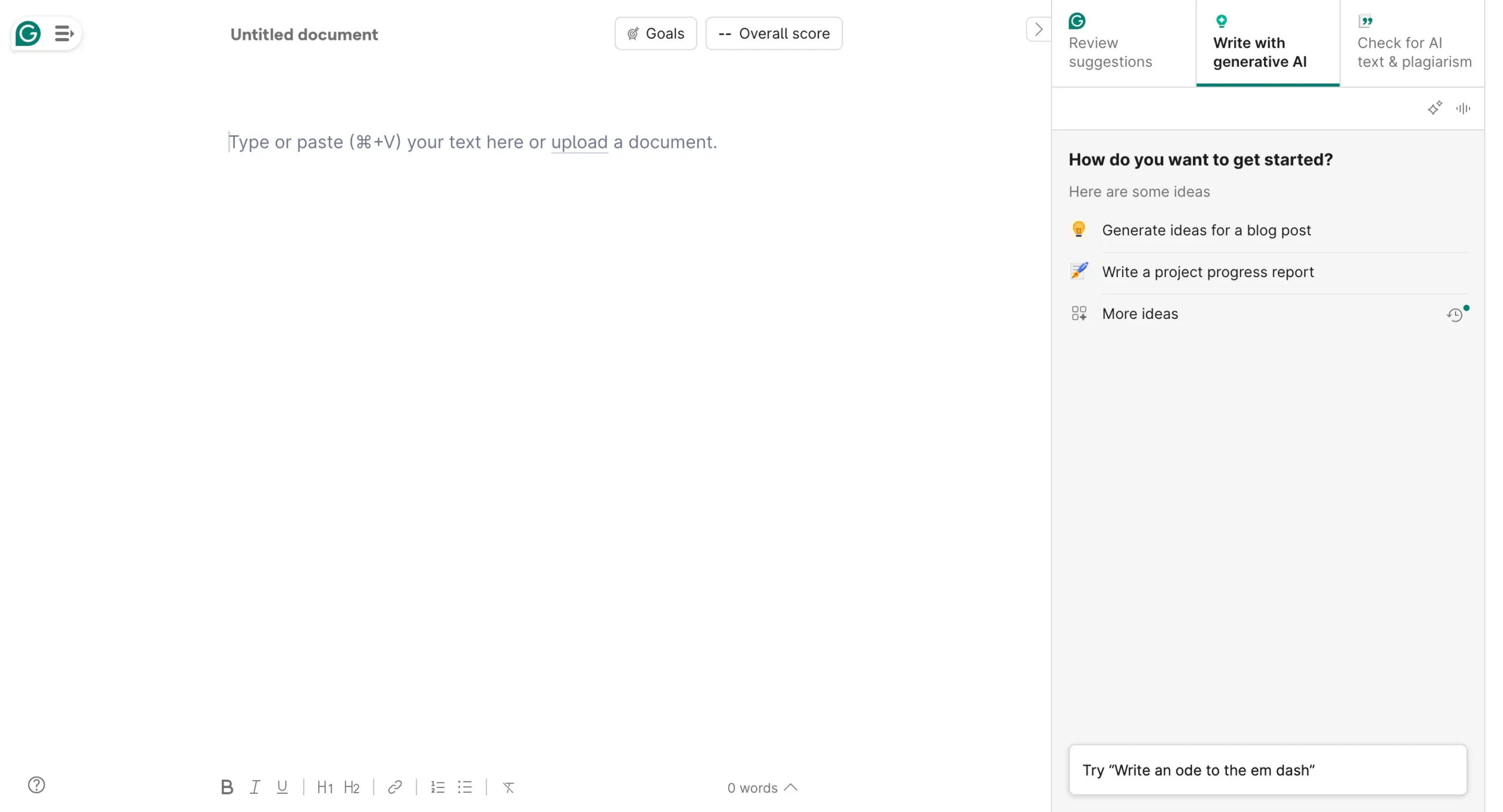 Generative AI in Grammarly