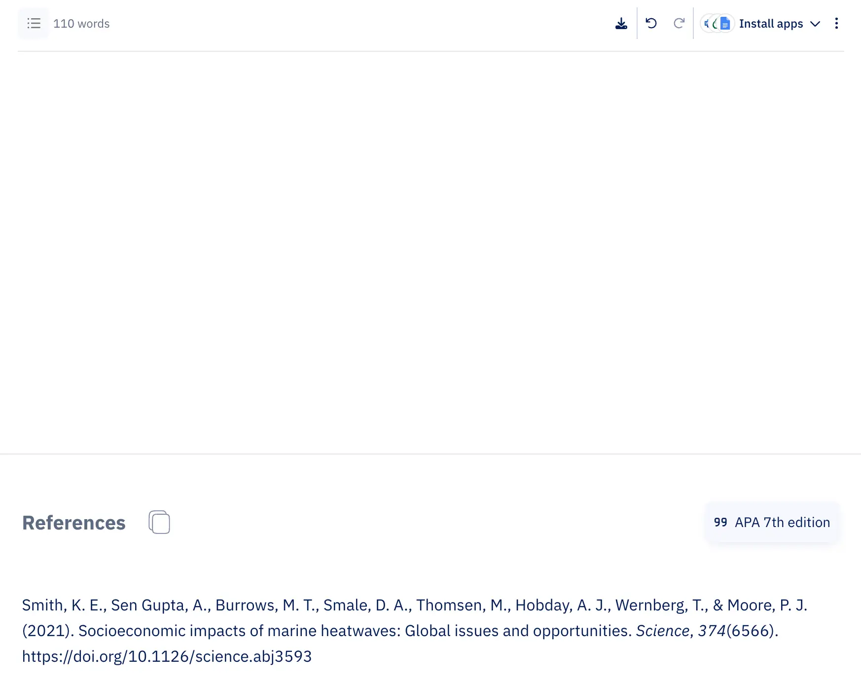 References in Paperpal