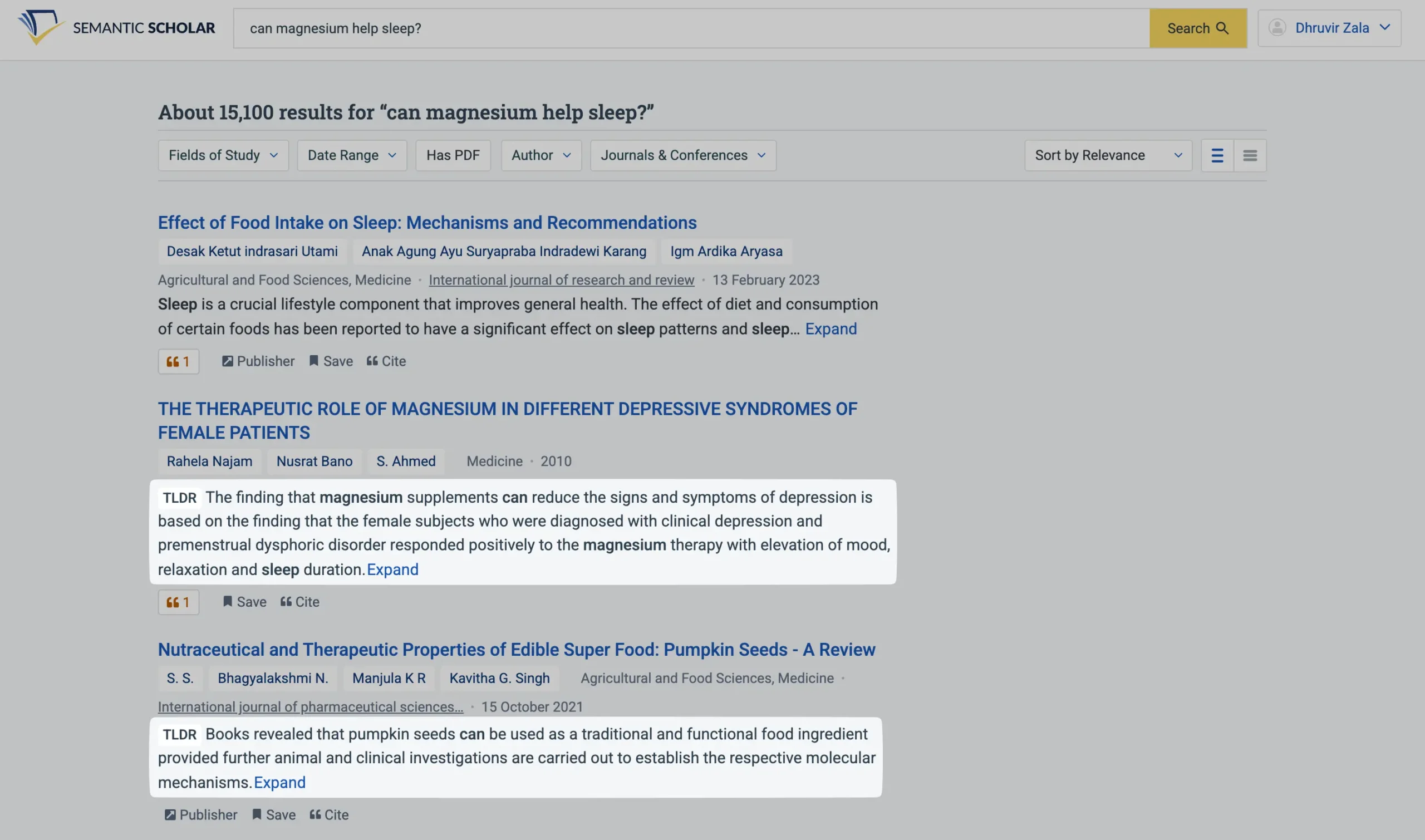 TLDR summaries in Semantic Scholar