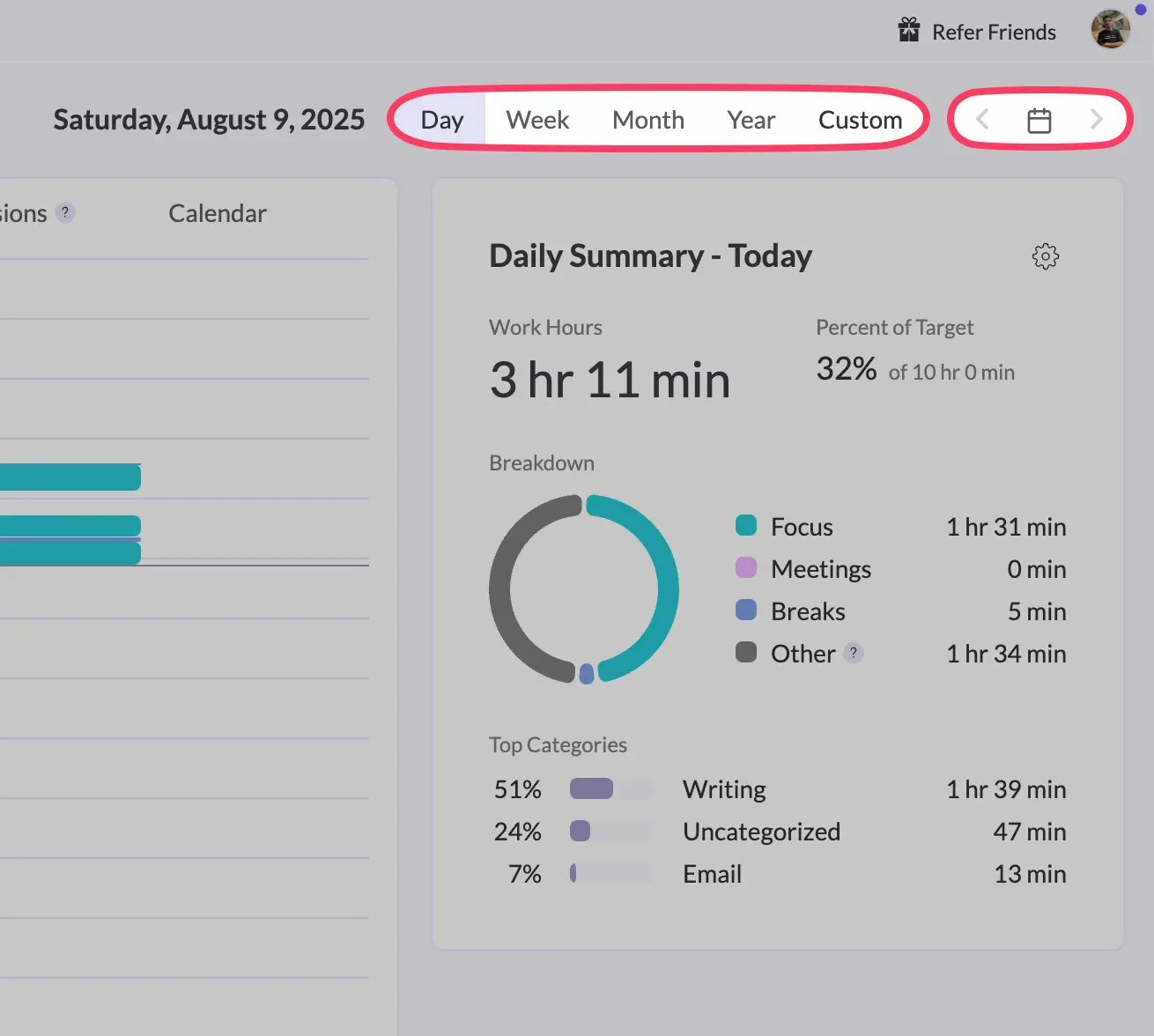 Custom views in Rize dashboard