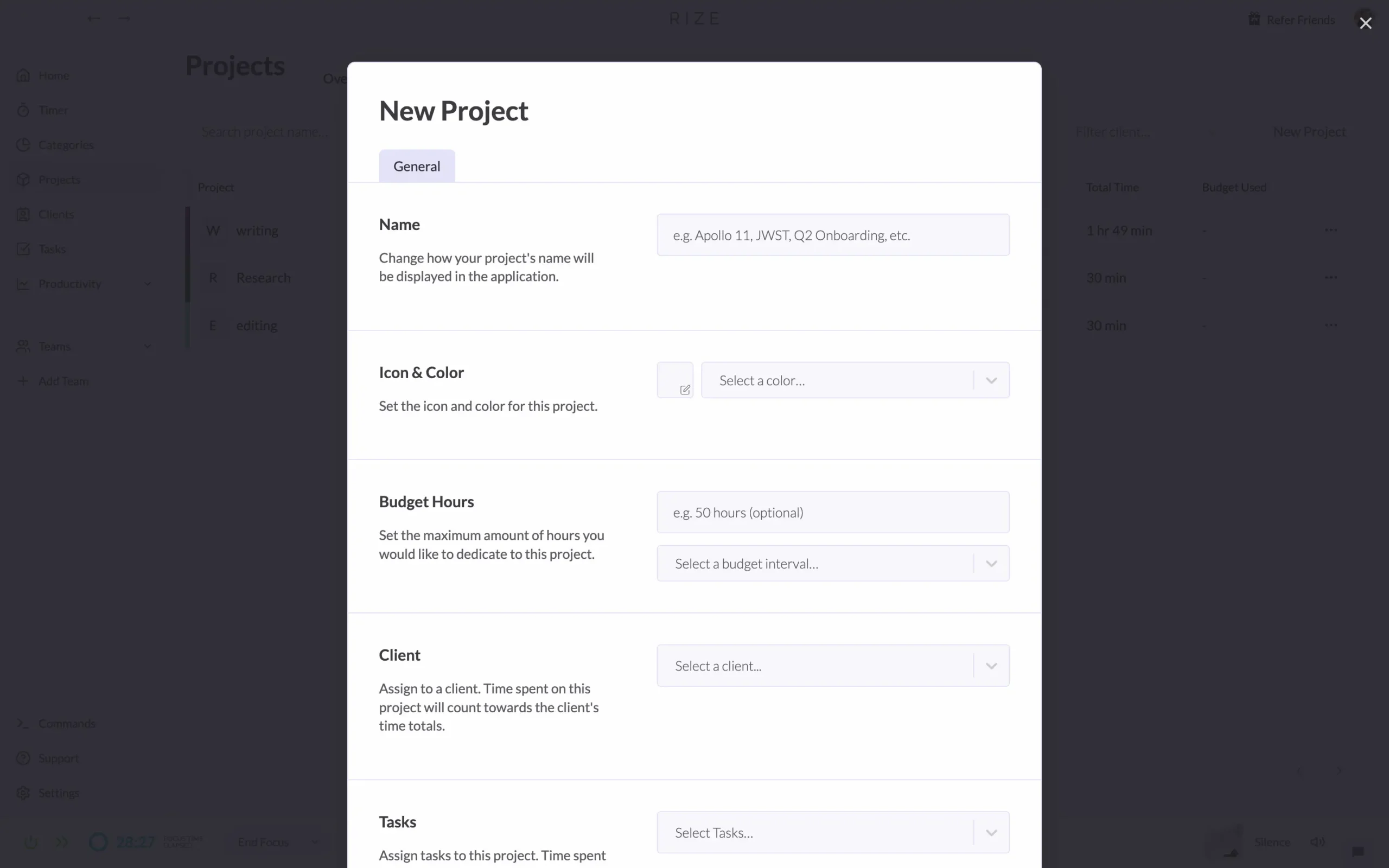 Projects in Rize