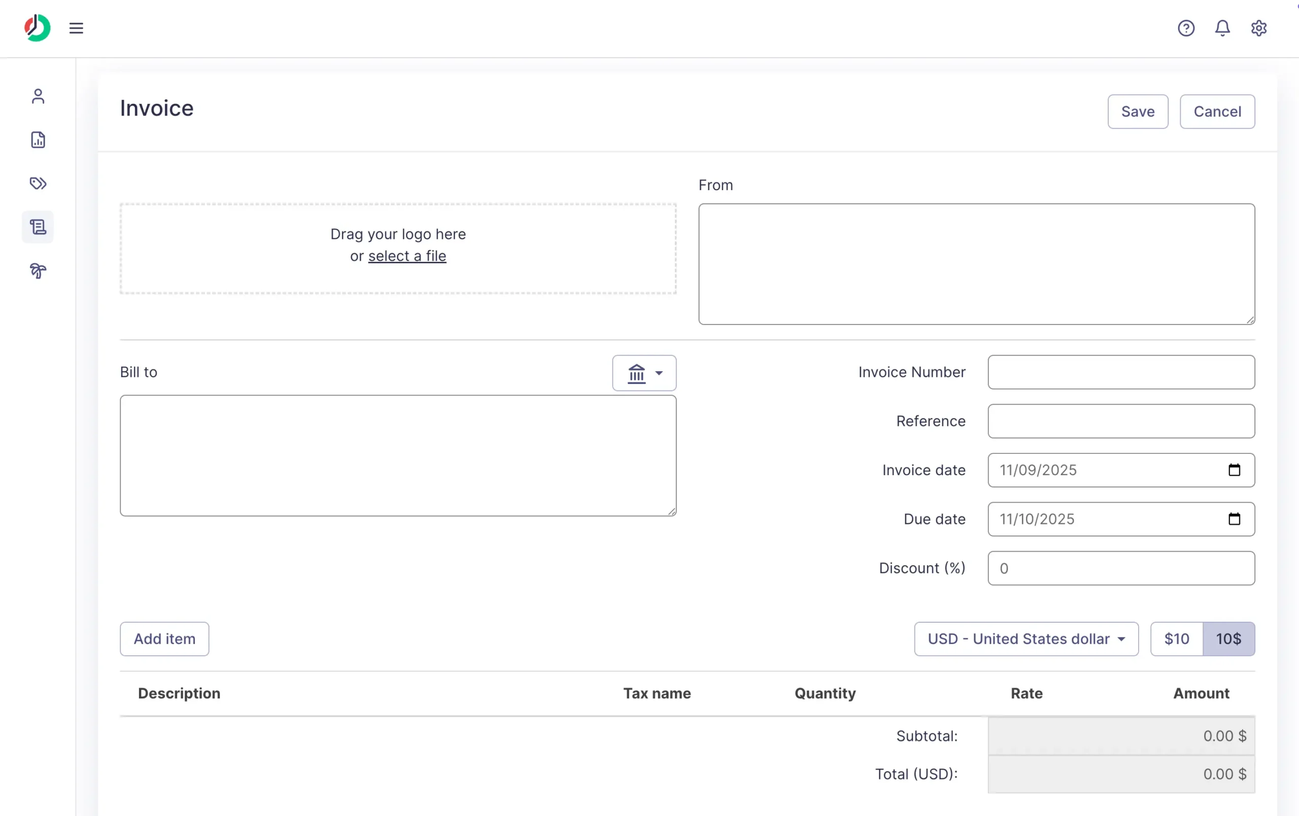Invoicing in ManicTime