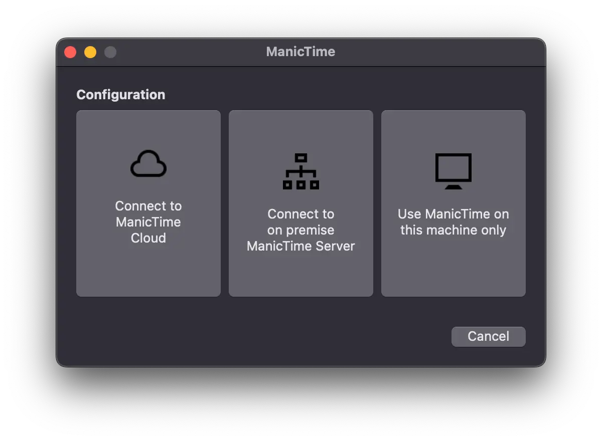 ManicTime cloud
