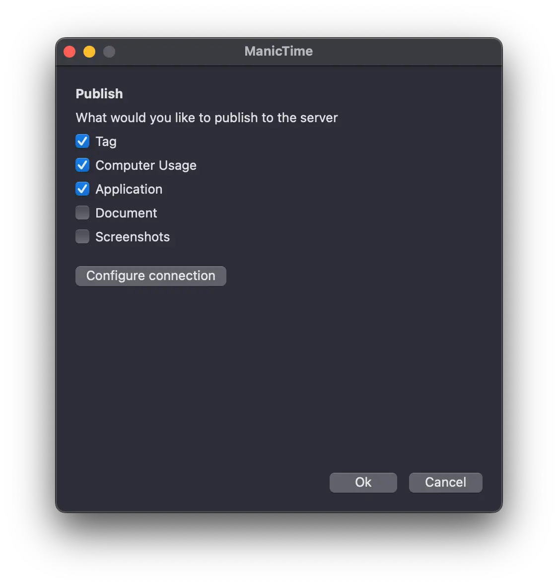 Screenshots in ManicTime