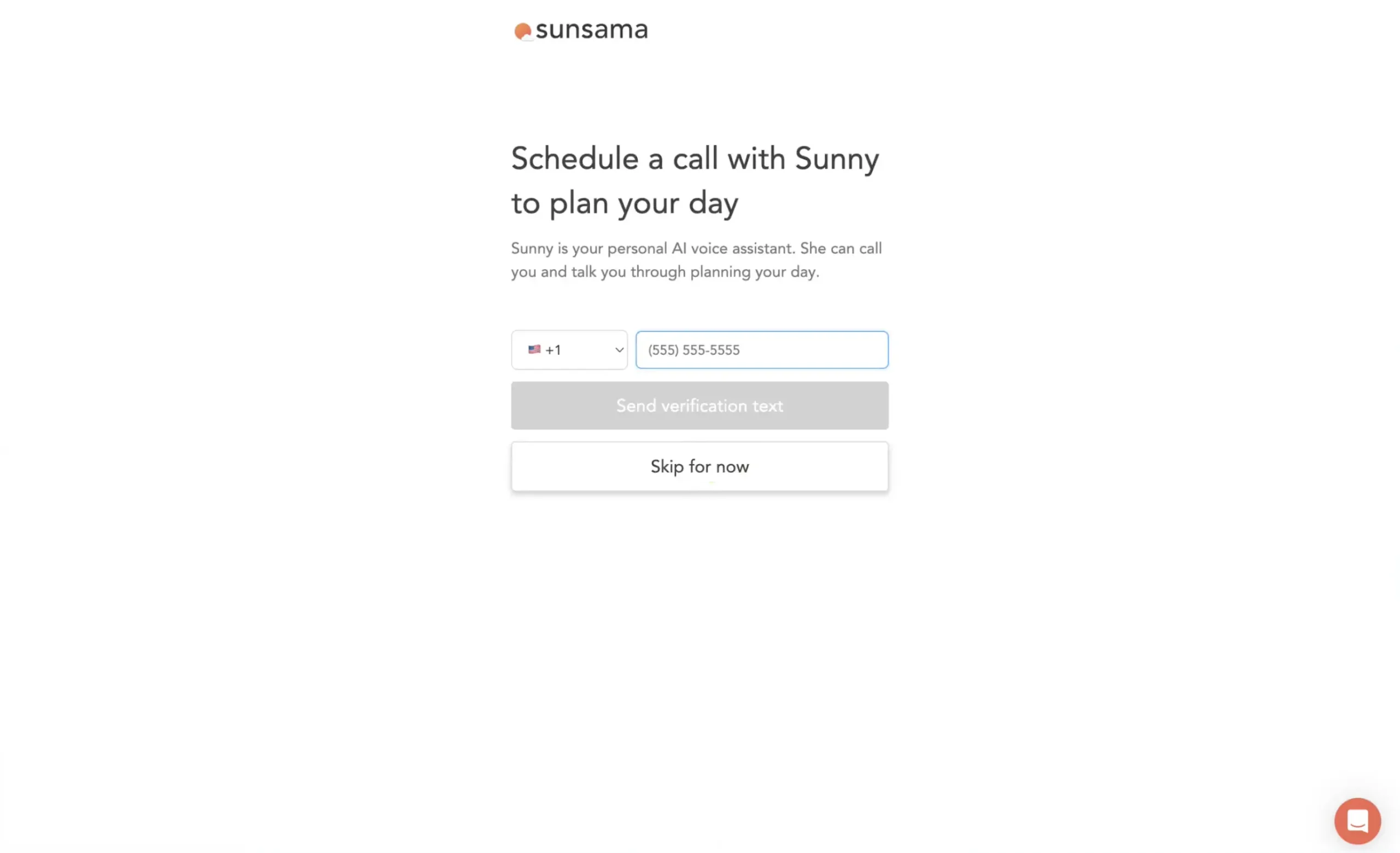 Sunny AI voice assistant in Sunsama